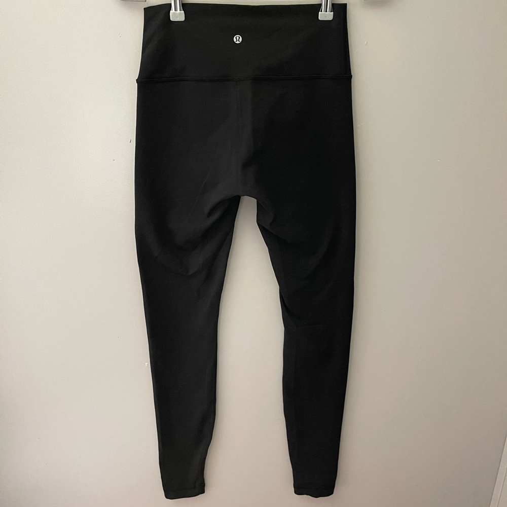 Lululemon black leggings 8L - worn once